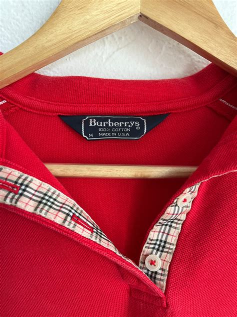 burberry red long sleeve|burberry long sleeve women us.